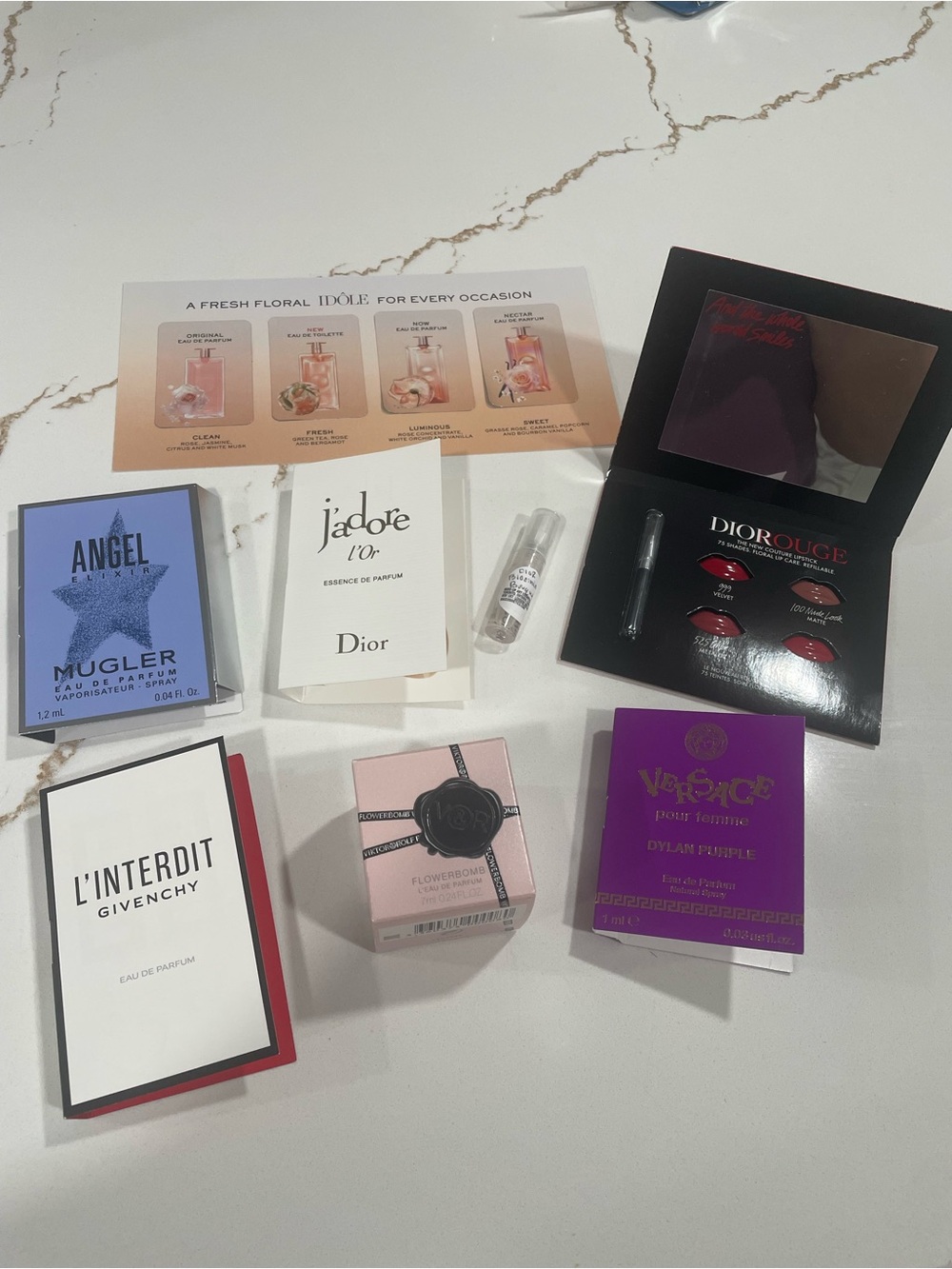 Cosmetic and Luxury Fragrance mini and samples